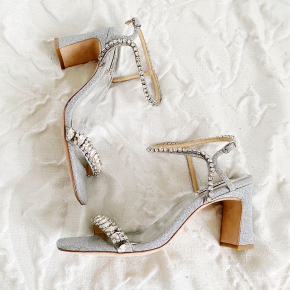 Badgley Mischka Marilee Block Heels Size 8 $235 - Picture 2 of 7